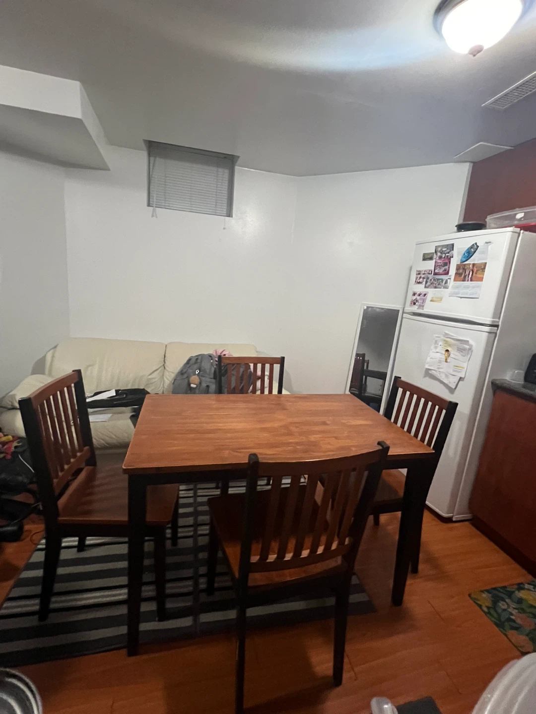 Wooden Dining Table and Chairs Set - photo 2