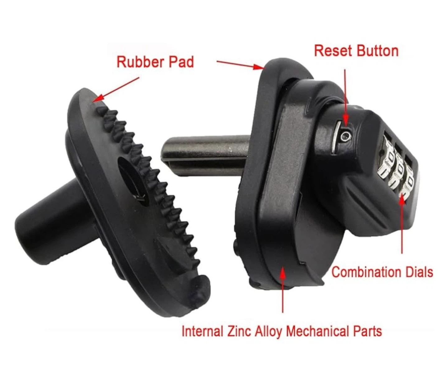3pk Rio Rand 3 digit combination trigger  locks - photo 5
