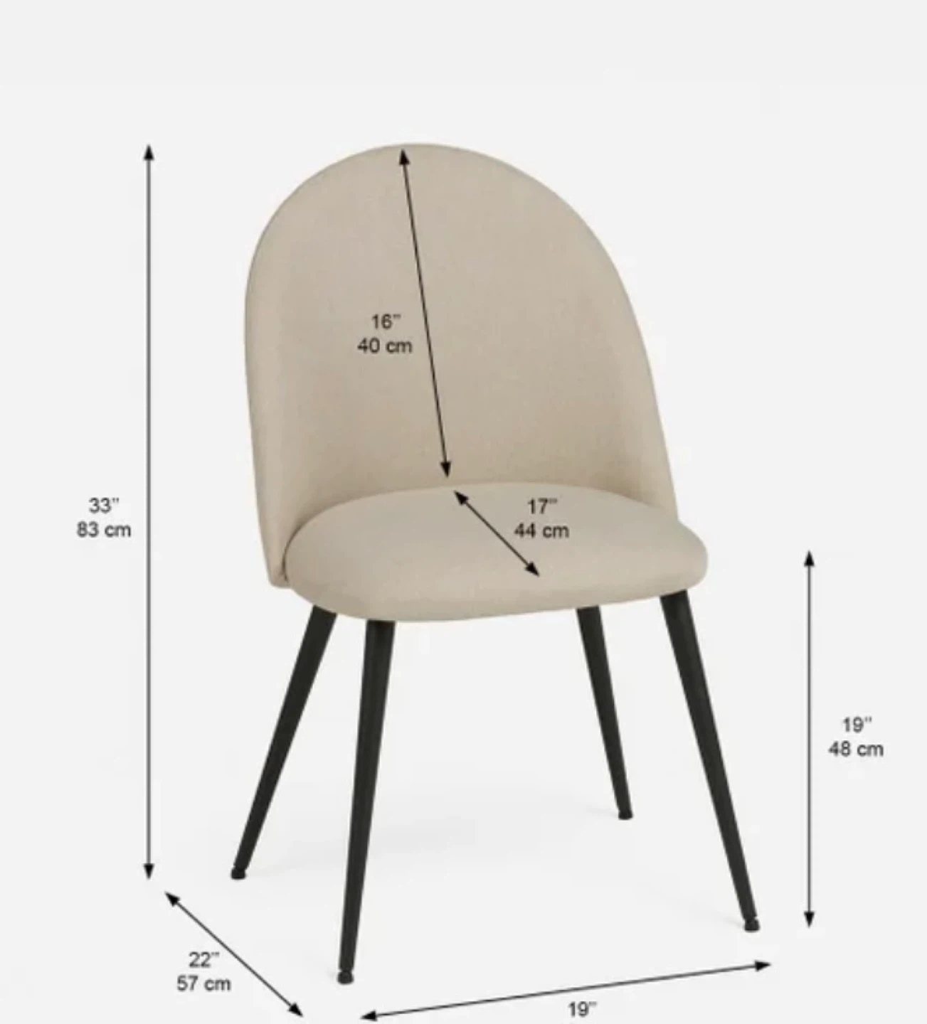 Structube Laval Chair - Beige - photo 5