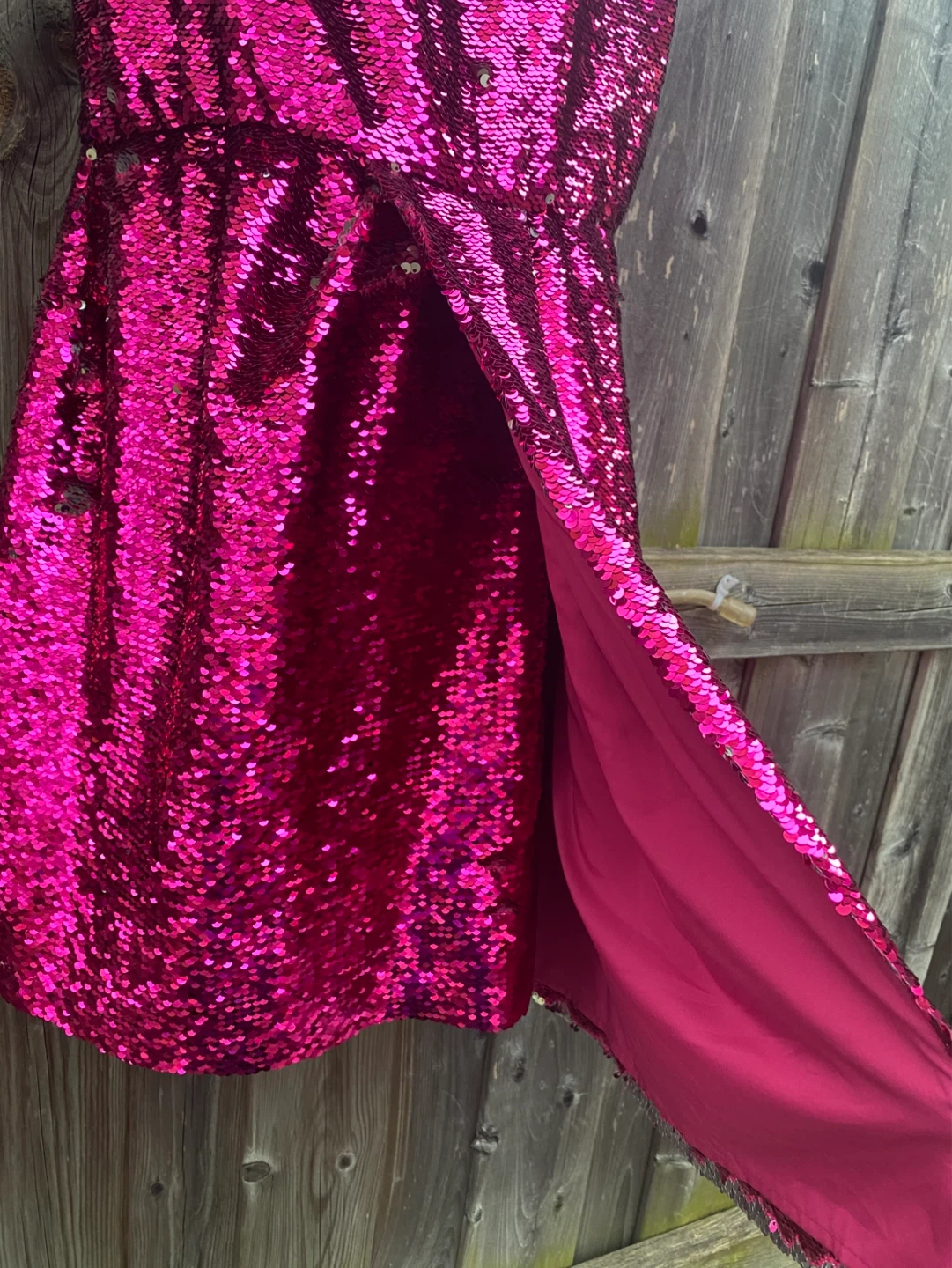 NEW DEREK LAM 10 CROSBY Hot Pink Sequin Dress, Size 10 - photo 5
