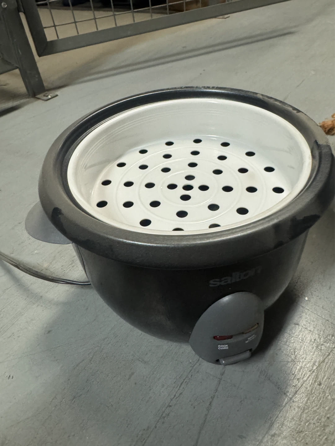 Salton Rice Cooker with Steamer Basket