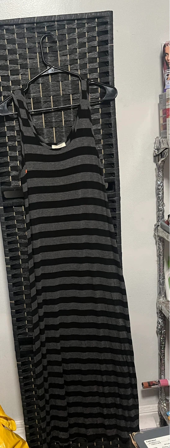 Striped Maxi Dress size L or s - photo 3