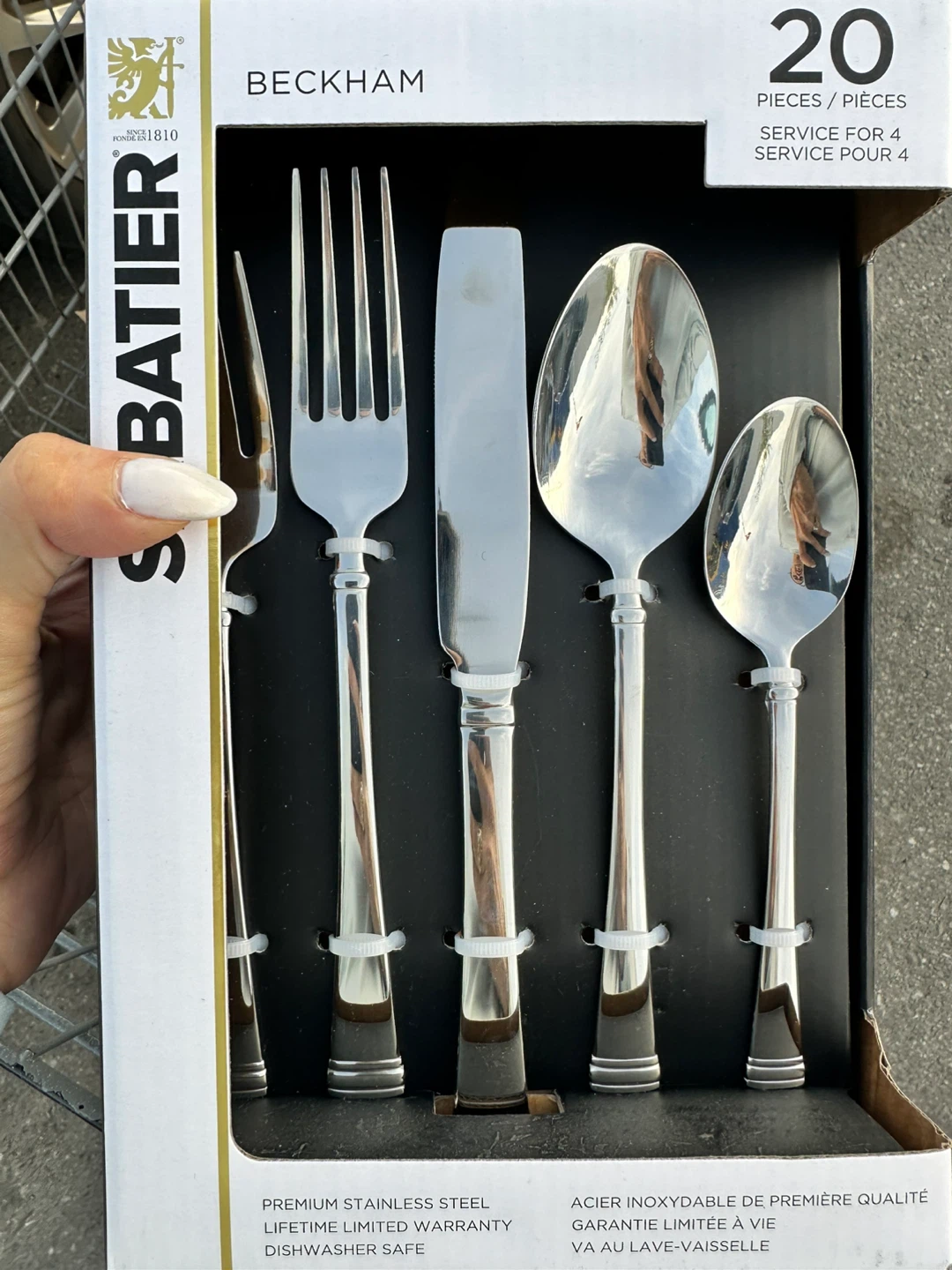 Sabatier Beckham 20-Piece Stainless Steel Cutlery Set