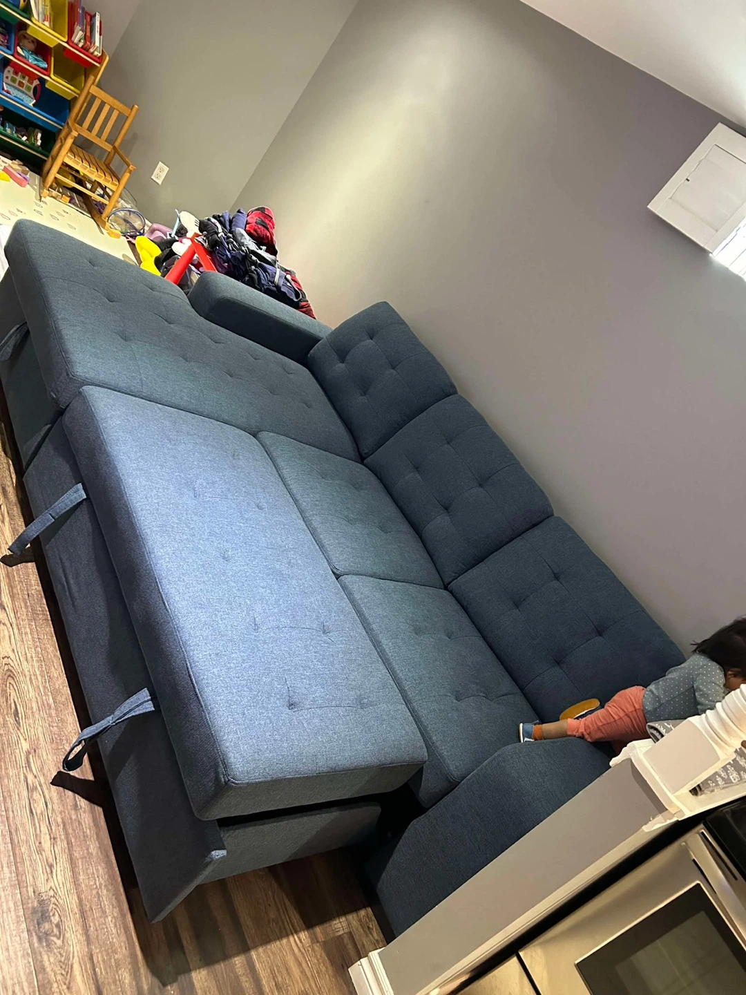 Structube Sectional Sofa Bed with Storage - photo 4