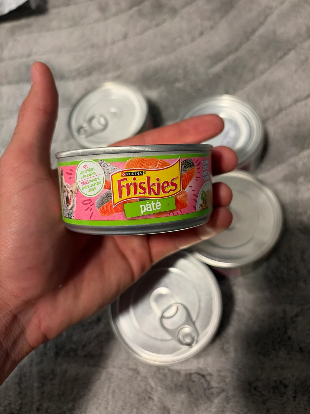 Friskies Pate Salmon Dinner Cat Food - 5 Cans