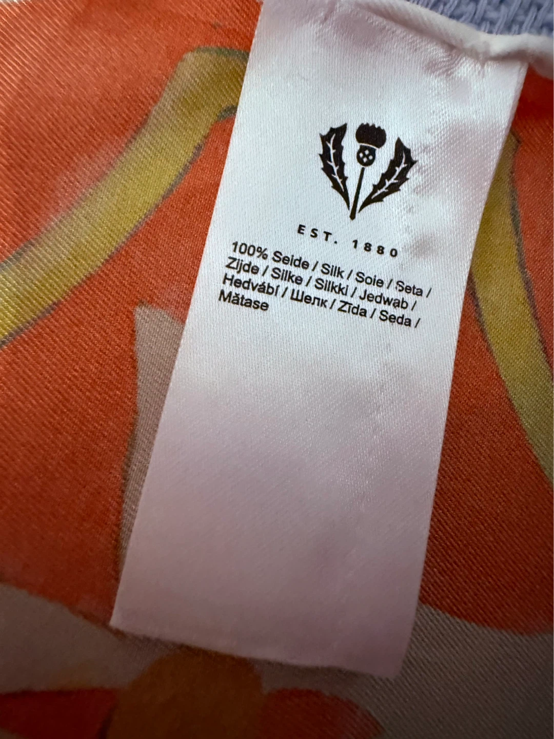 FRAAS Silk Scarf - Tomato Tile Design - photo 5