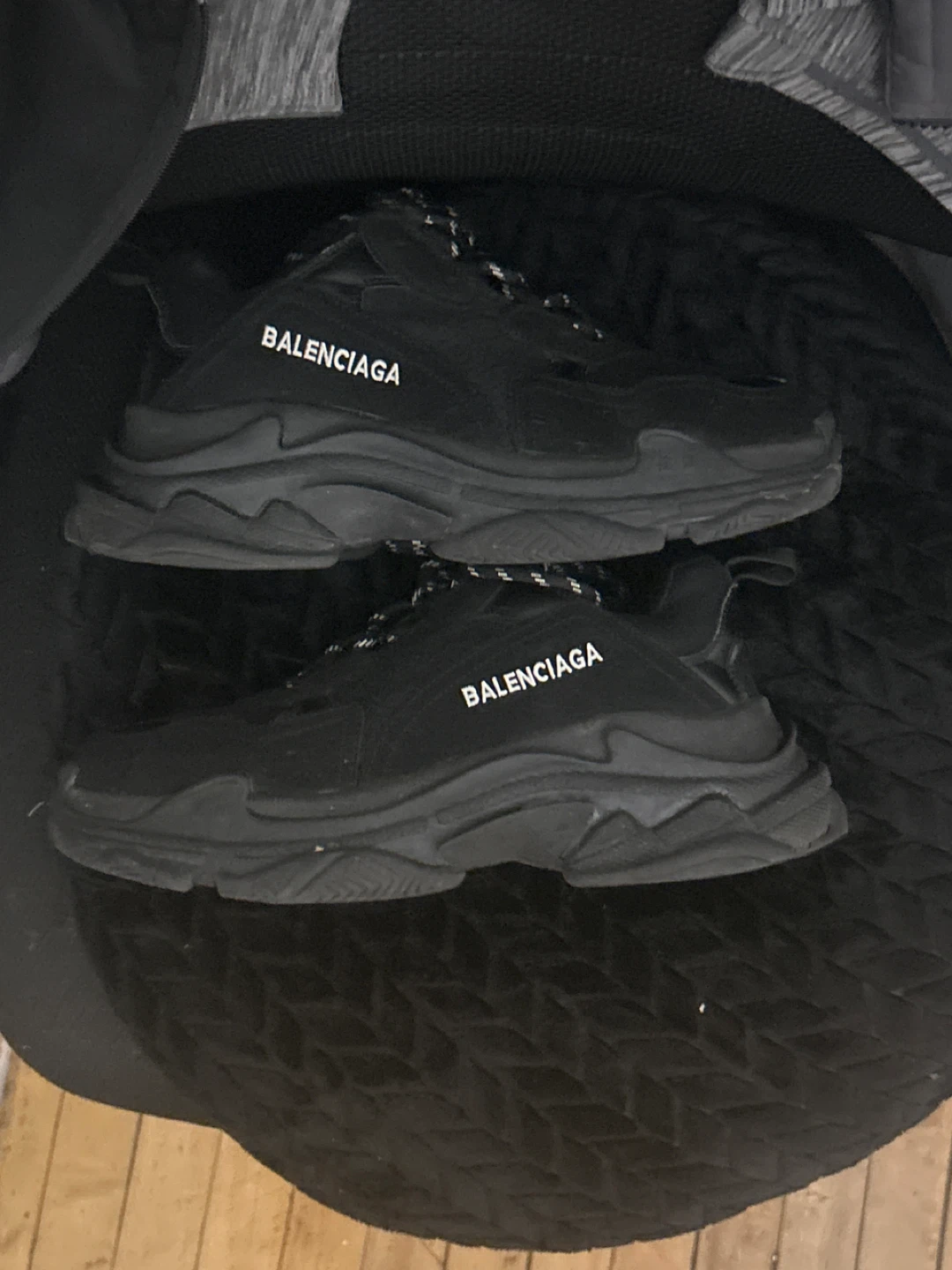 Balenciaga Triple S Sneakers Black Size 43