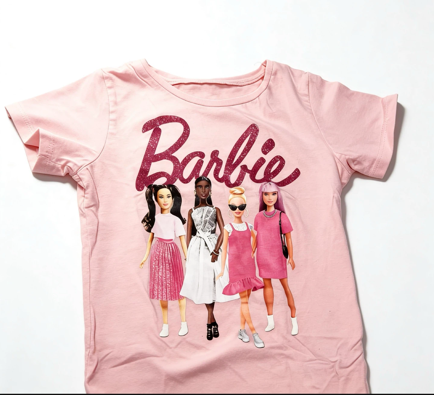 Girls Barbie T-Shirt 4 kids - photo 2
