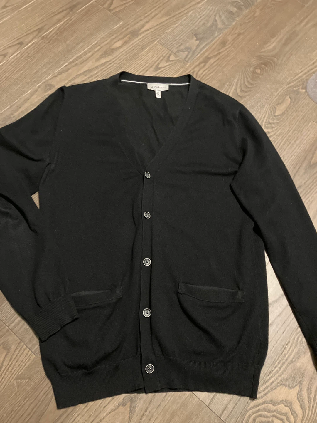 LE CHÂTEAU Black Cardigan - Size S/P