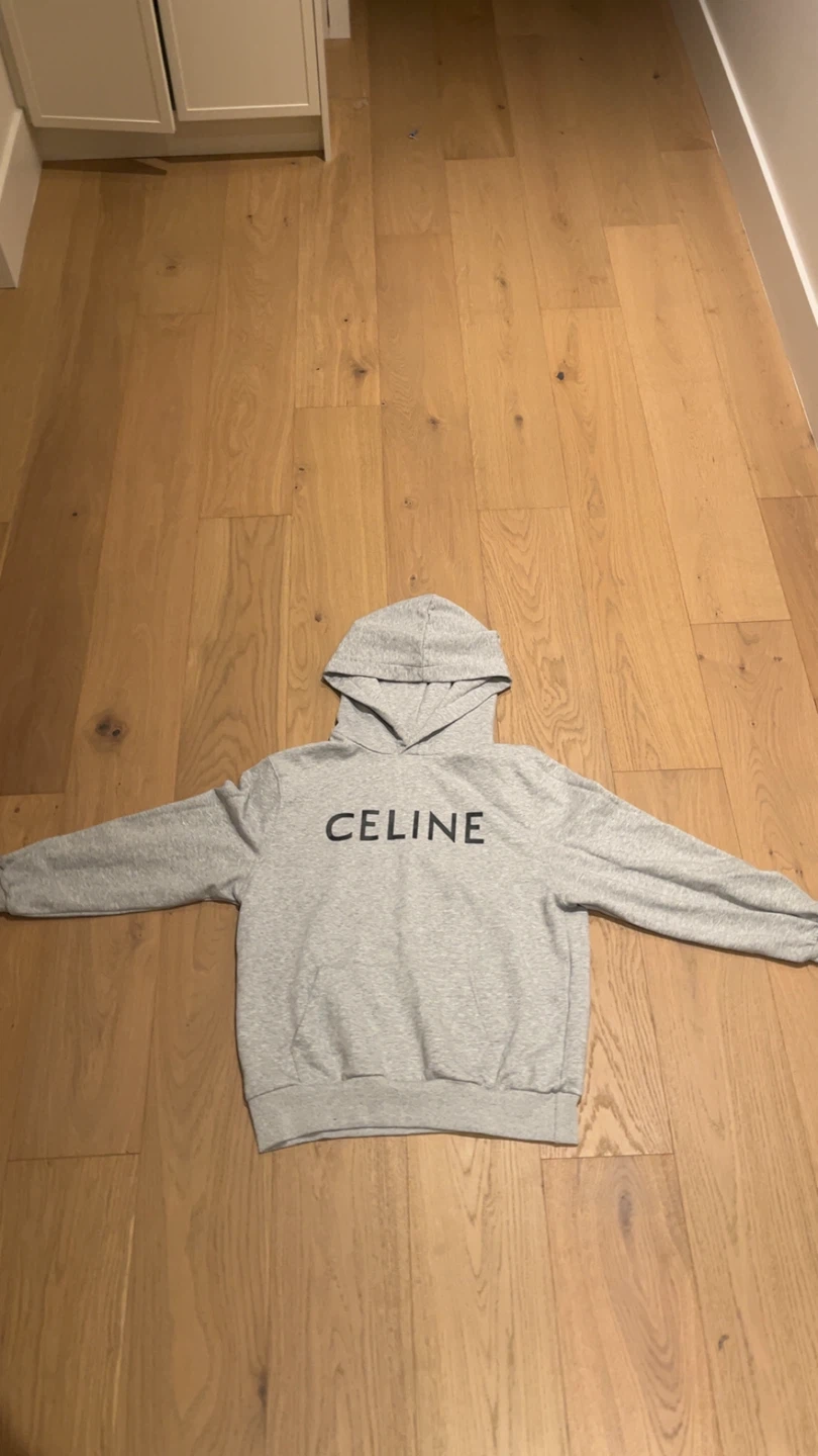 CELINE Paris Grey Hoodie - photo 2