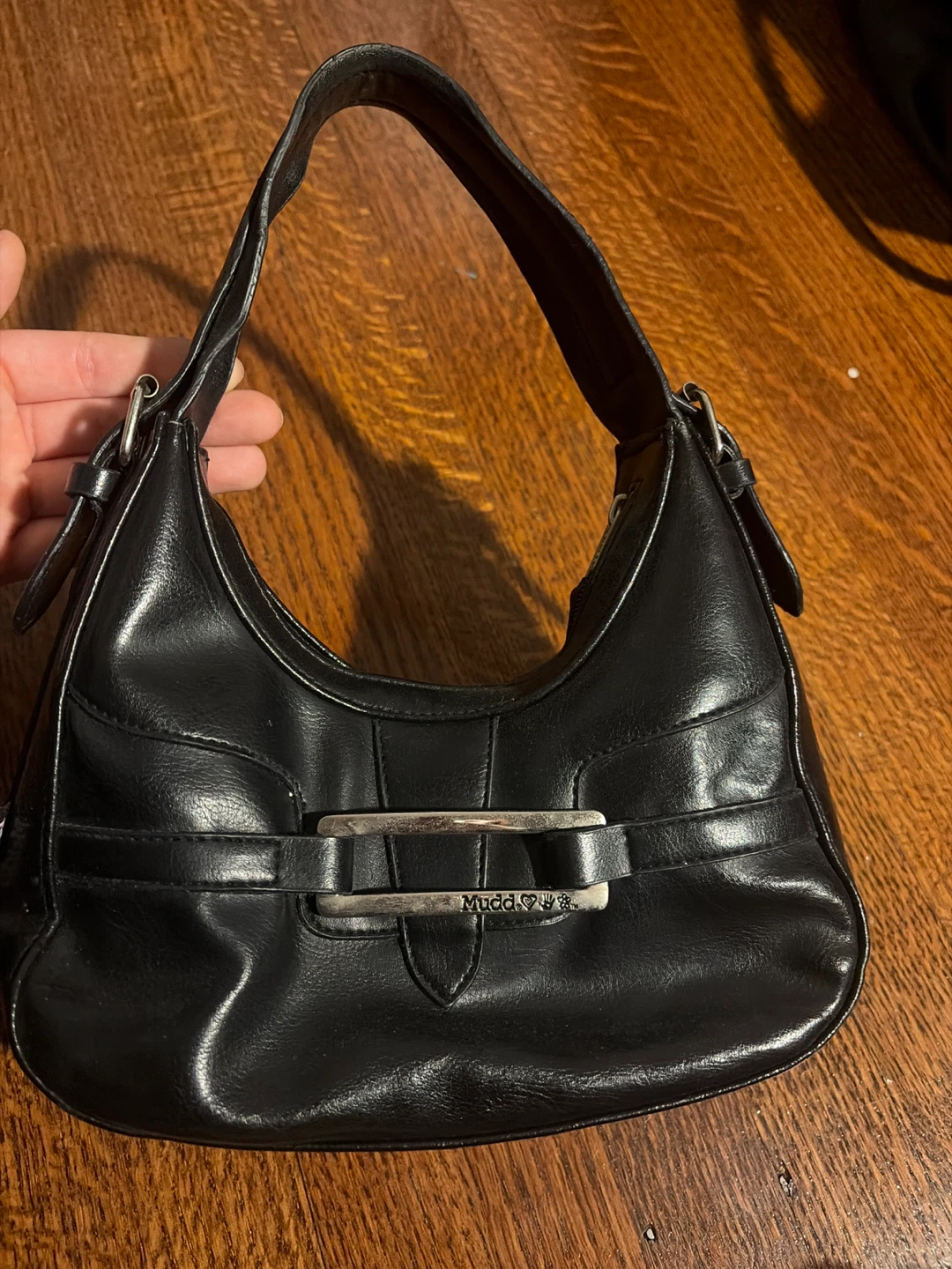 Mudd y2k black leather purse