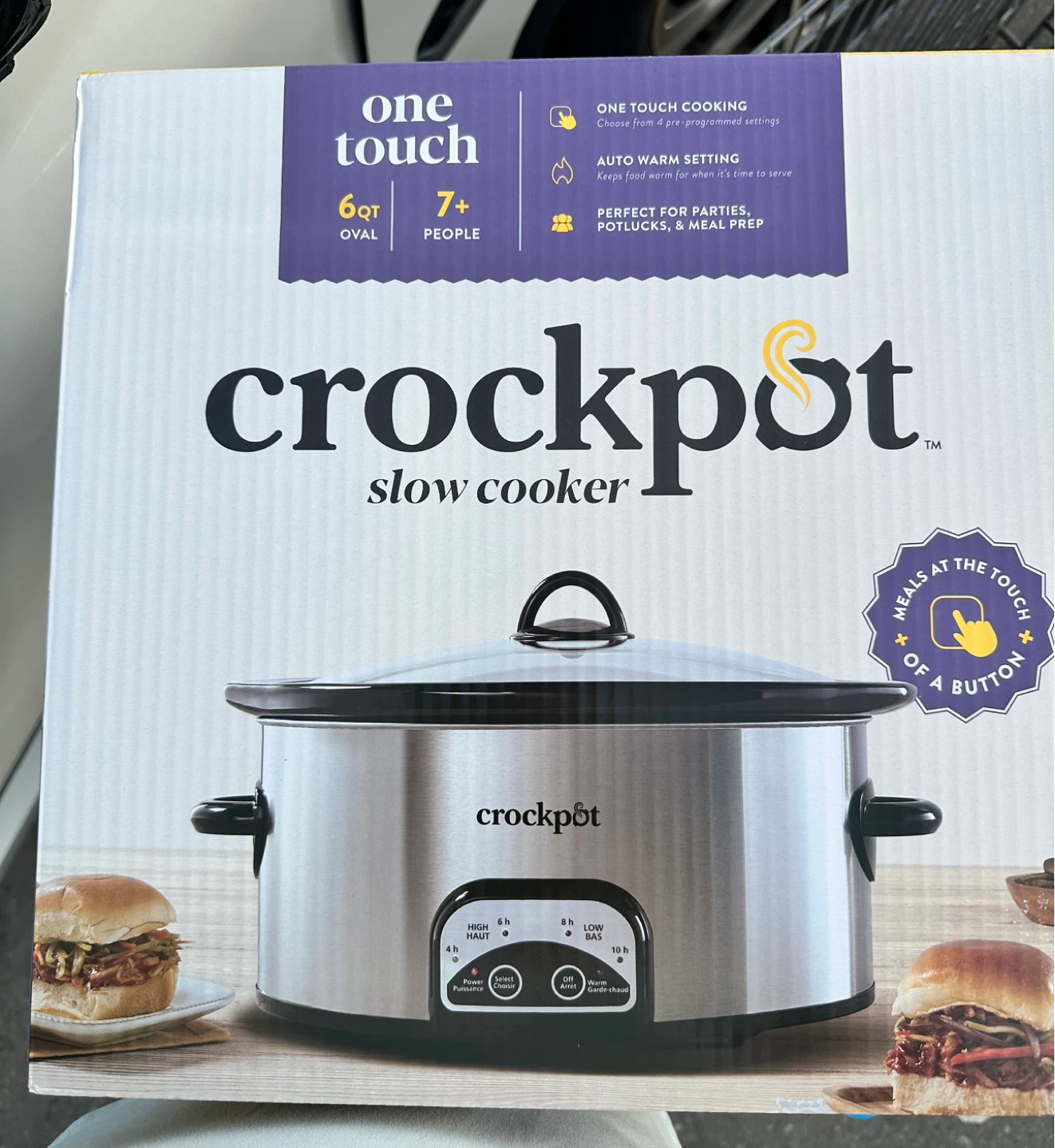 Crockpot 6QT Oval Slow Cooker