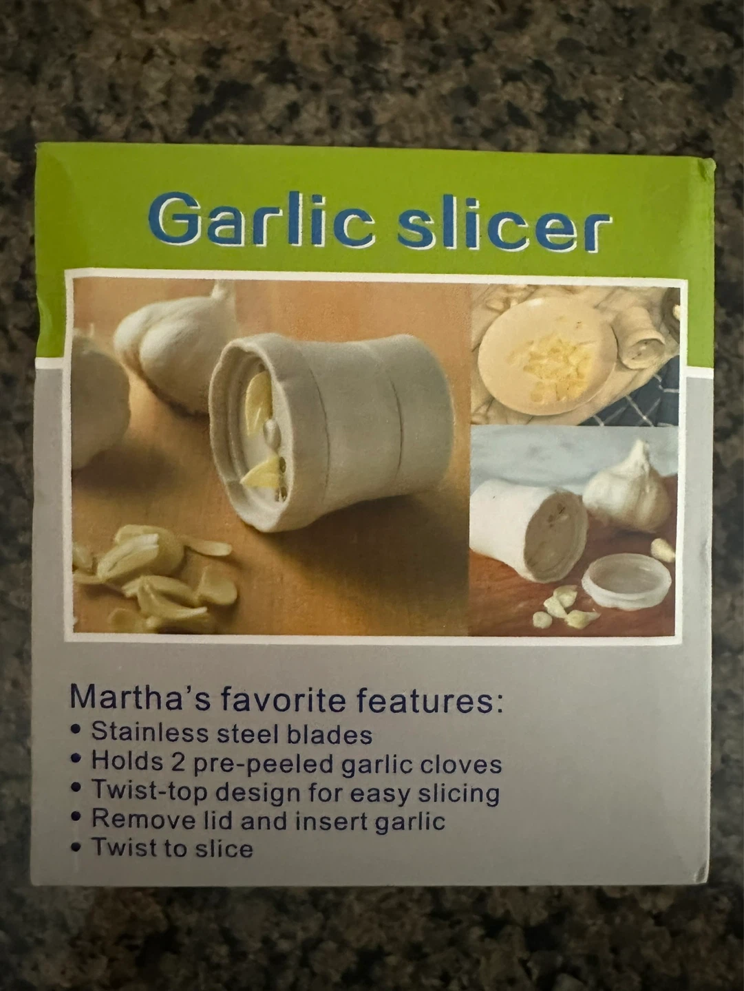 Garlic Slicer - Stainless Steel Blades - photo 3