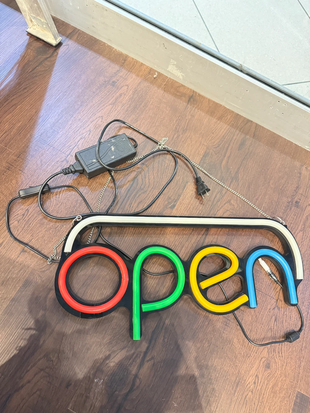 Colorful LED "Open" Sign