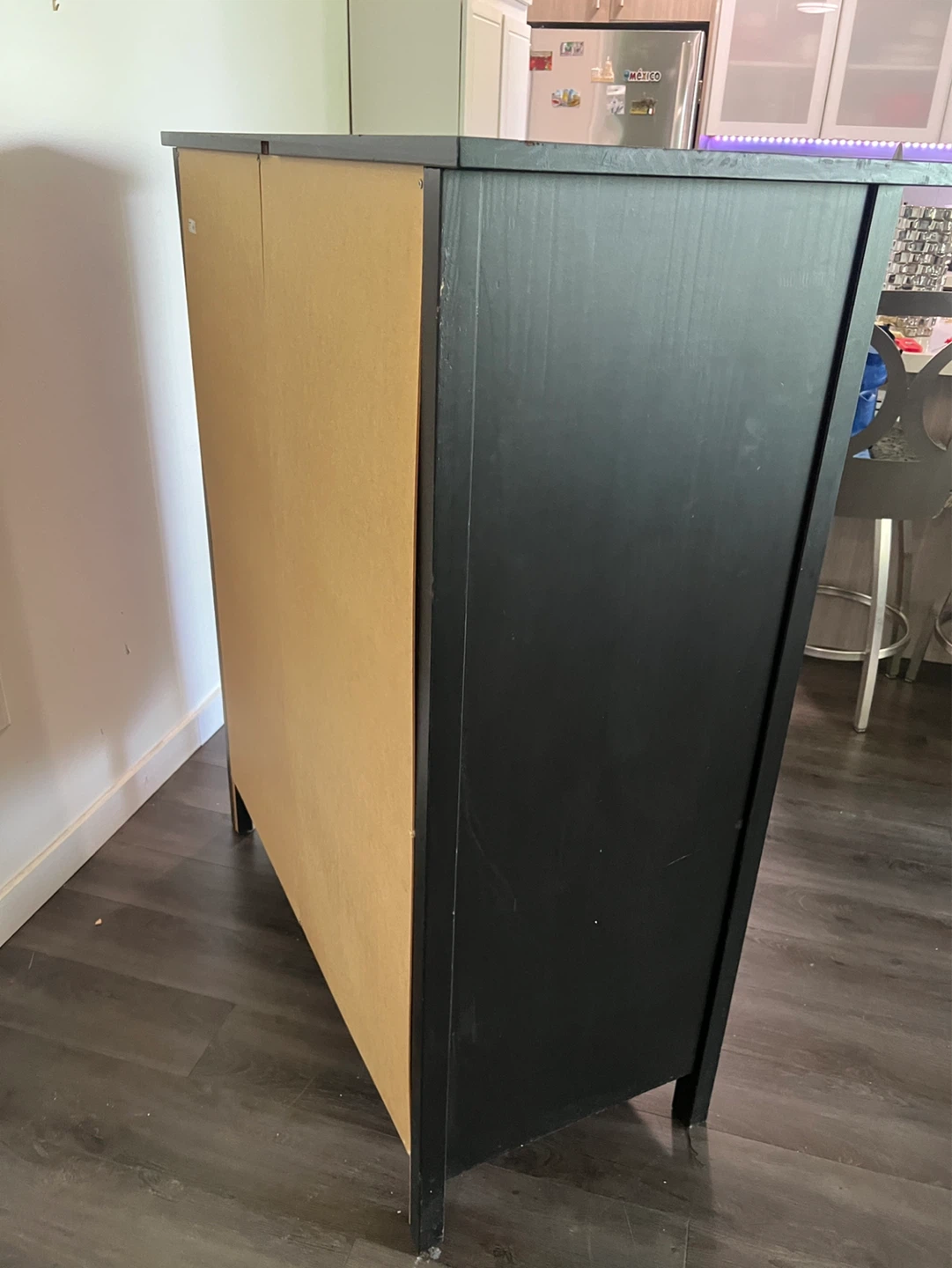 Black 6-Drawer Dresser - photo 4