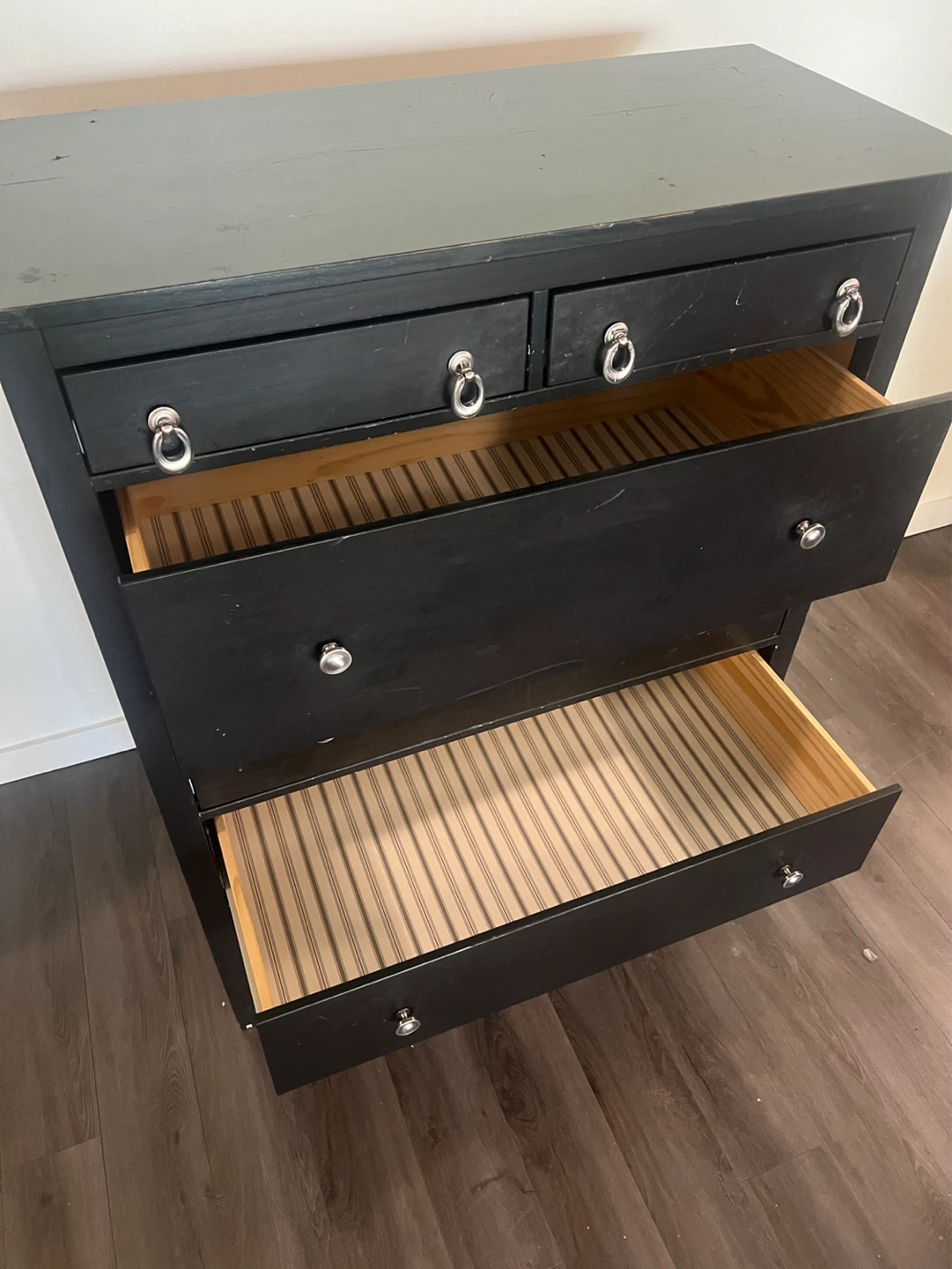 Black 6-Drawer Dresser - photo 3