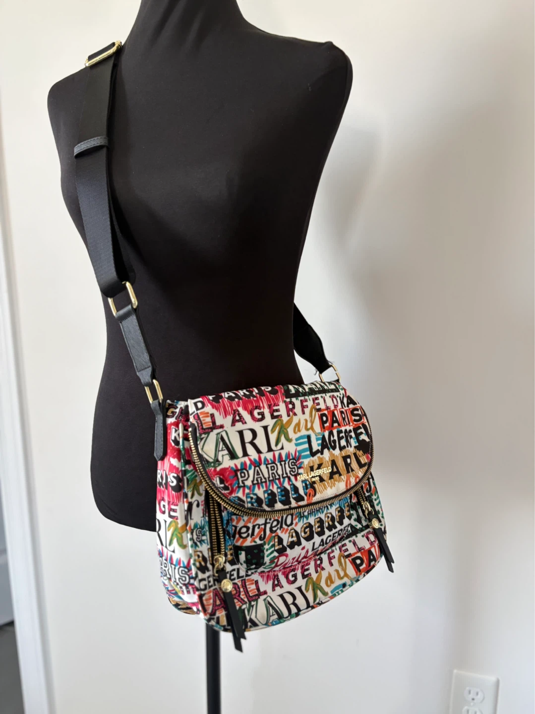 Karl Lagerfeld Paris Crossbody Bag - Graffiti Print - photo 2