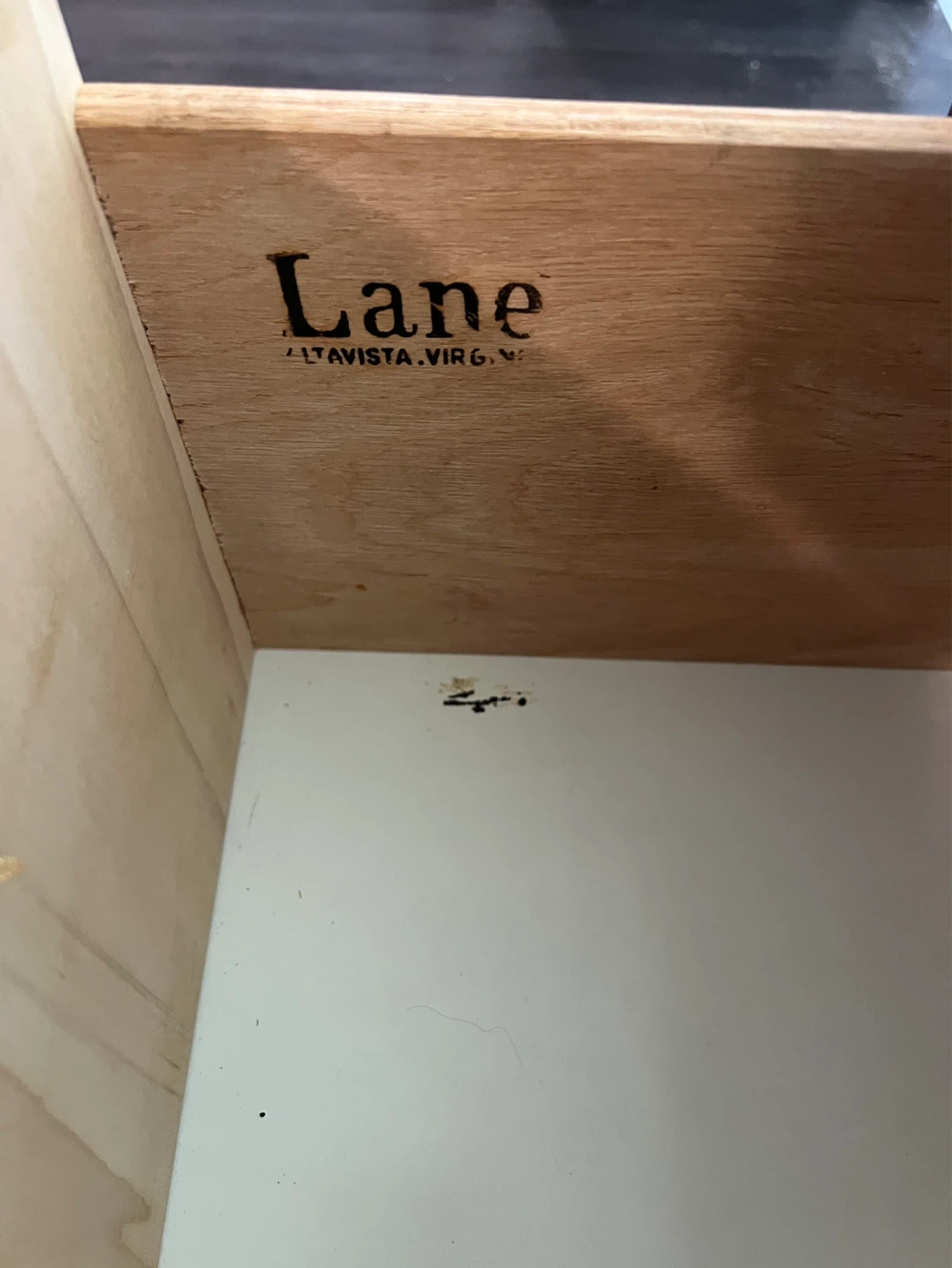 Lane Campaign Style 2-Drawer Nightstand - photo 3