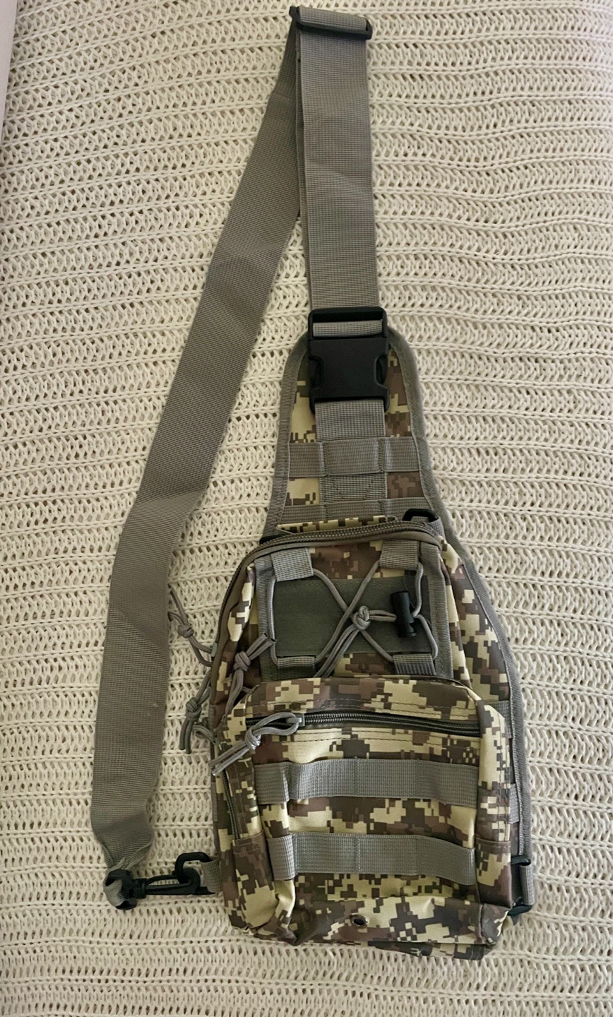 Digital Camouflage Sling Bag