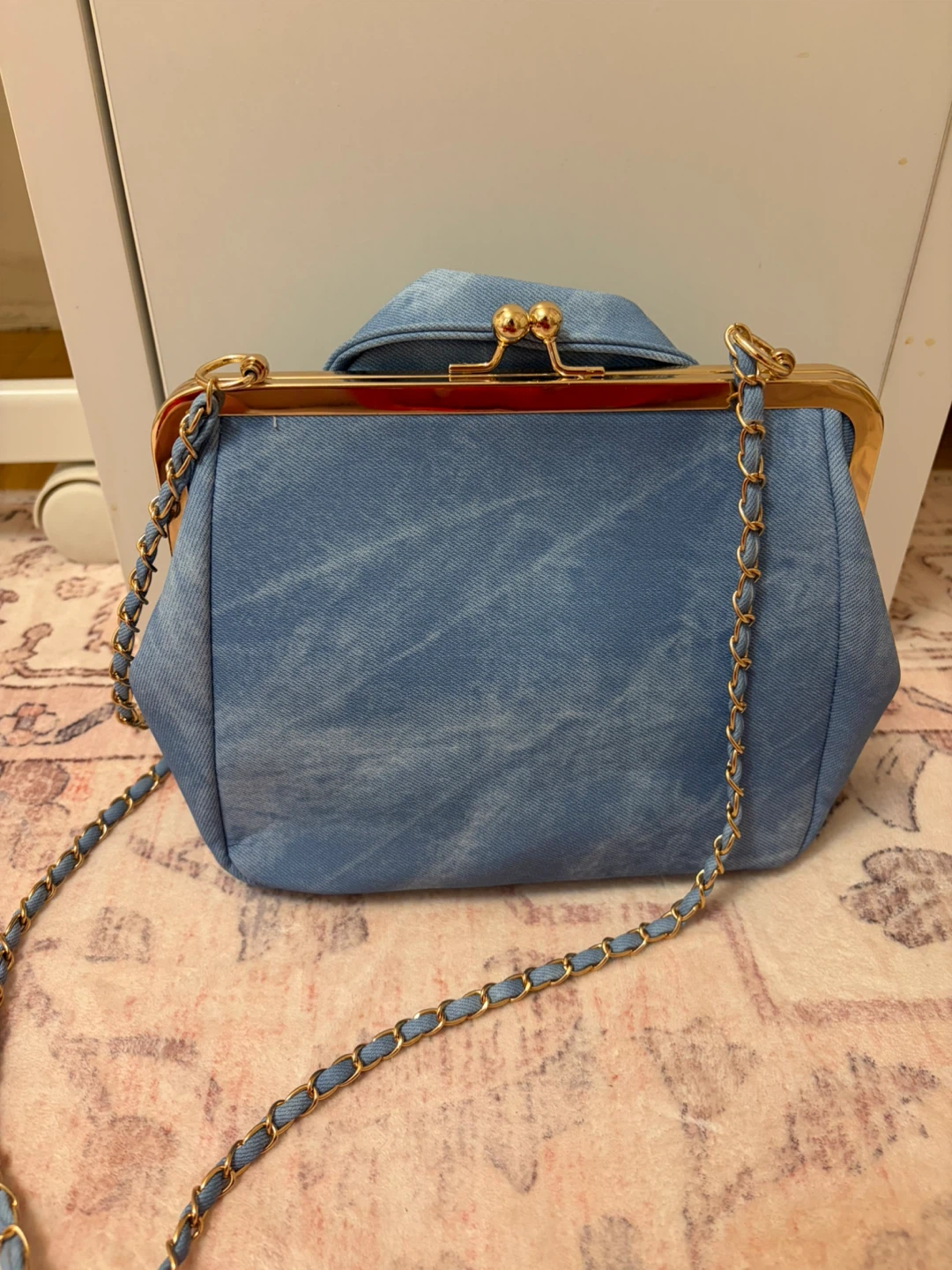 Denim Jacket Clasp Purse - photo 4