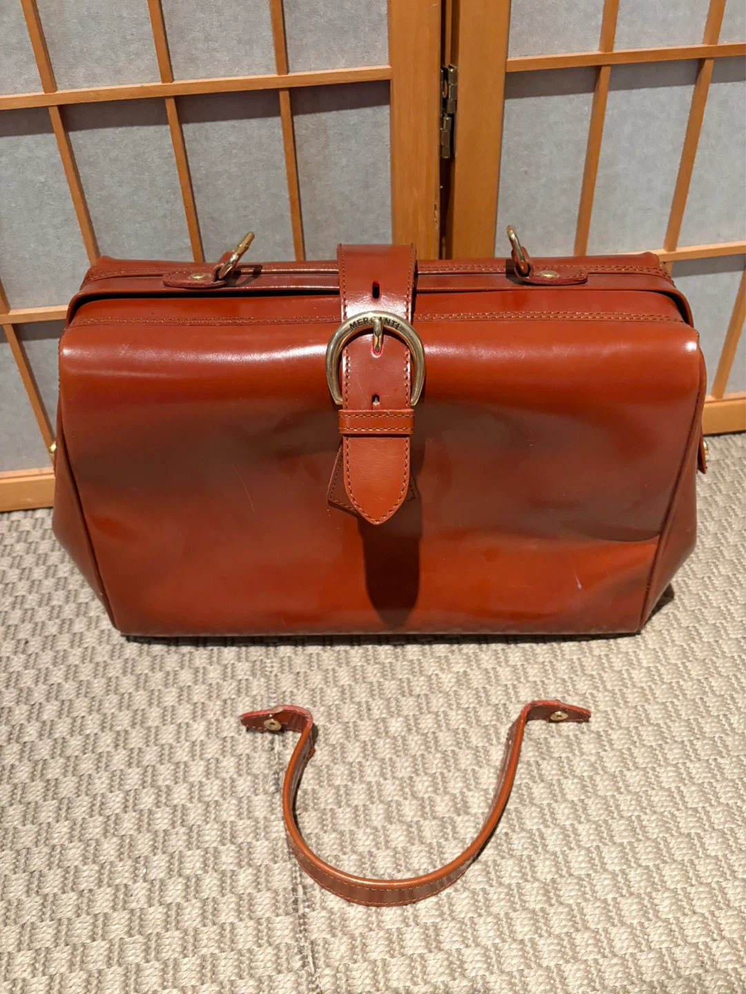 Mercanti Brown Leather Doctor Bag - photo 4