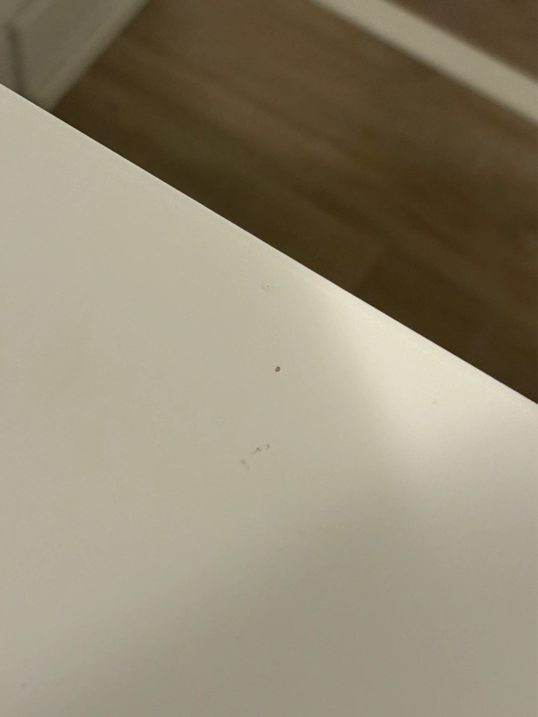 White IKEA MICKE Desk with Drawer - photo 4
