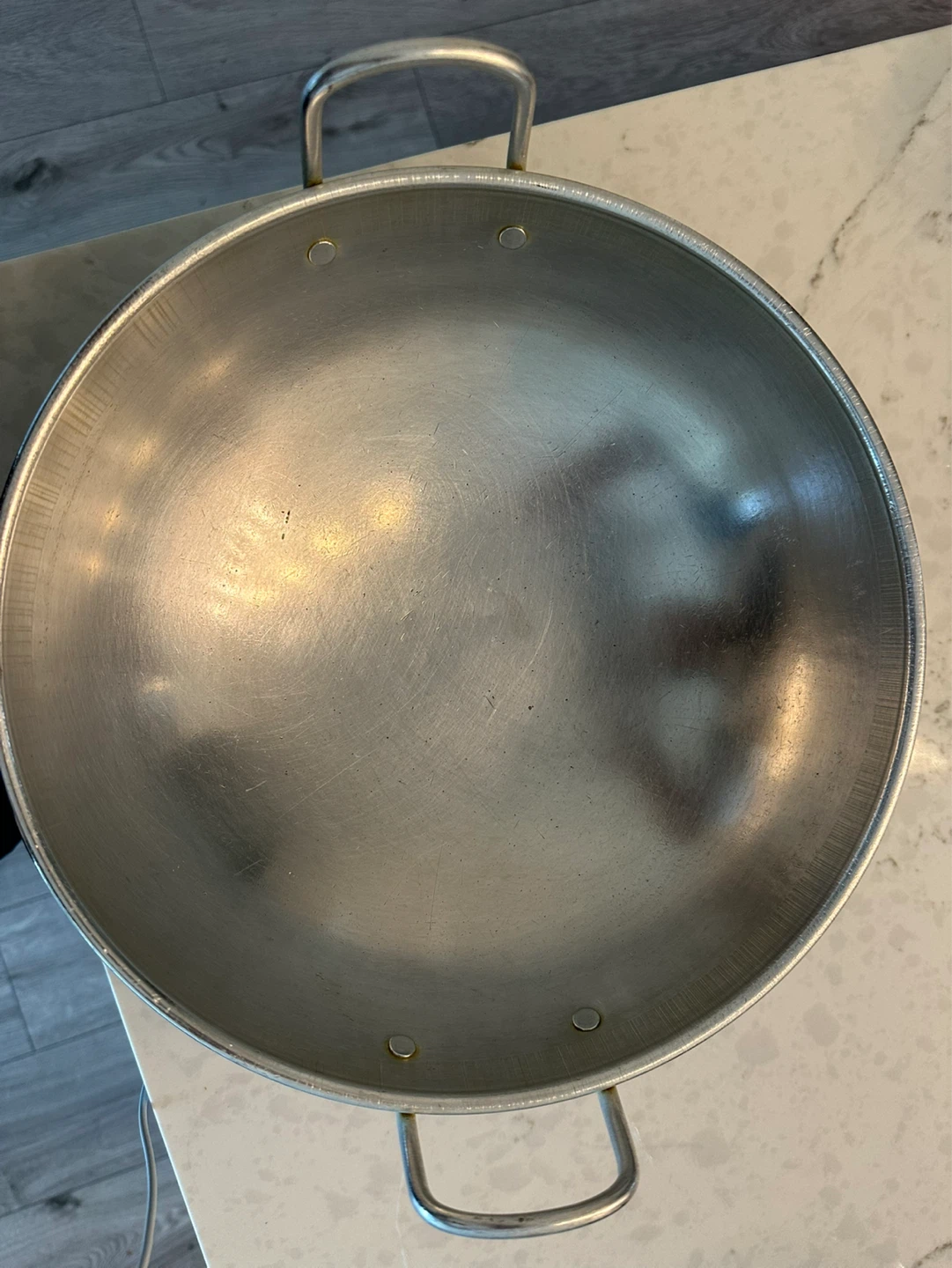 Large Stainless Steel Wok