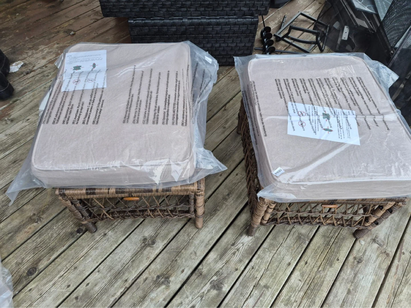 Wicker Patio Furniture Set with Cushions - photo 2
