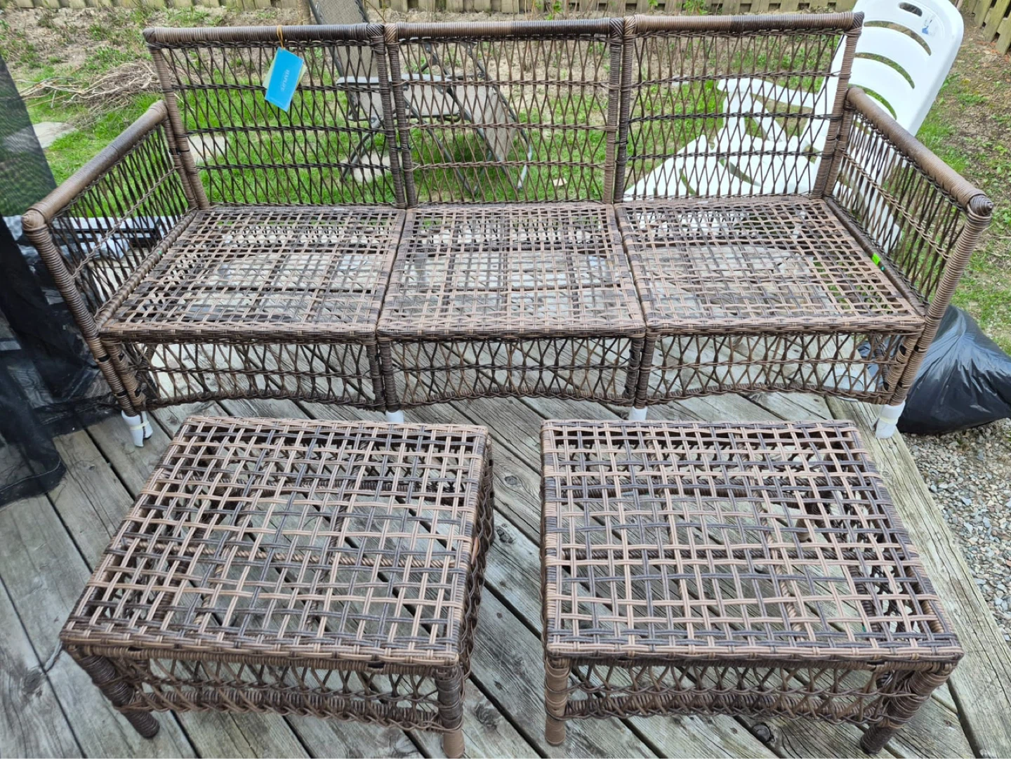Wicker Patio Furniture Set with Cushions - photo 5