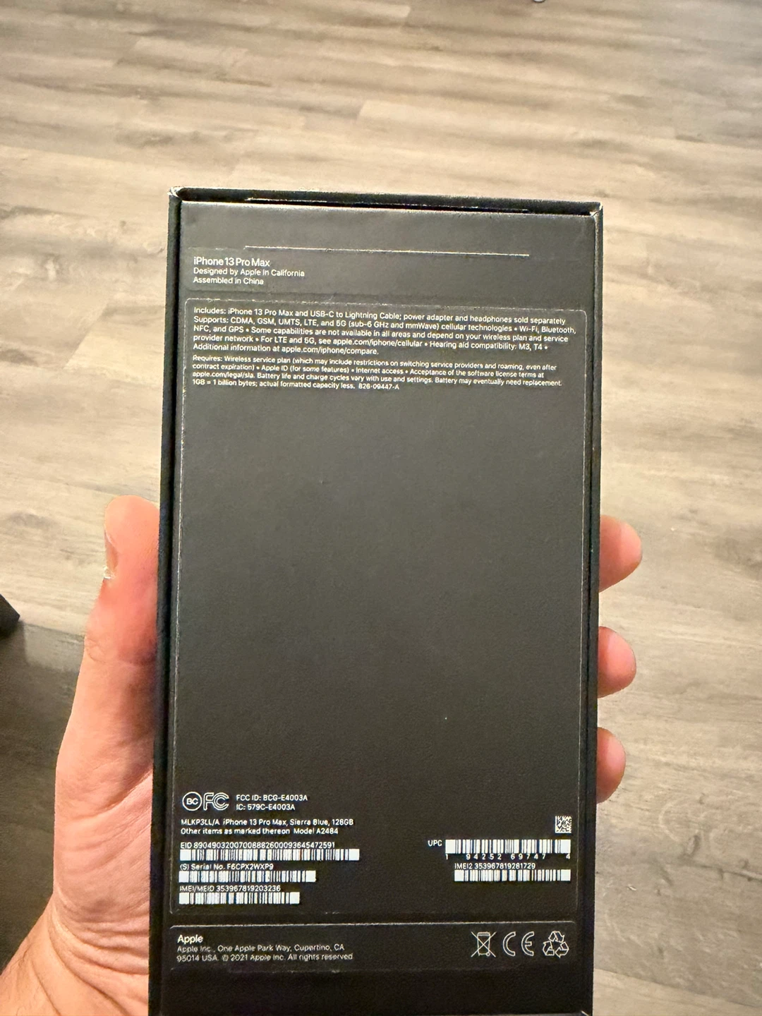 Apple iPhone 13 Pro Max Sierra Blue - photo 4