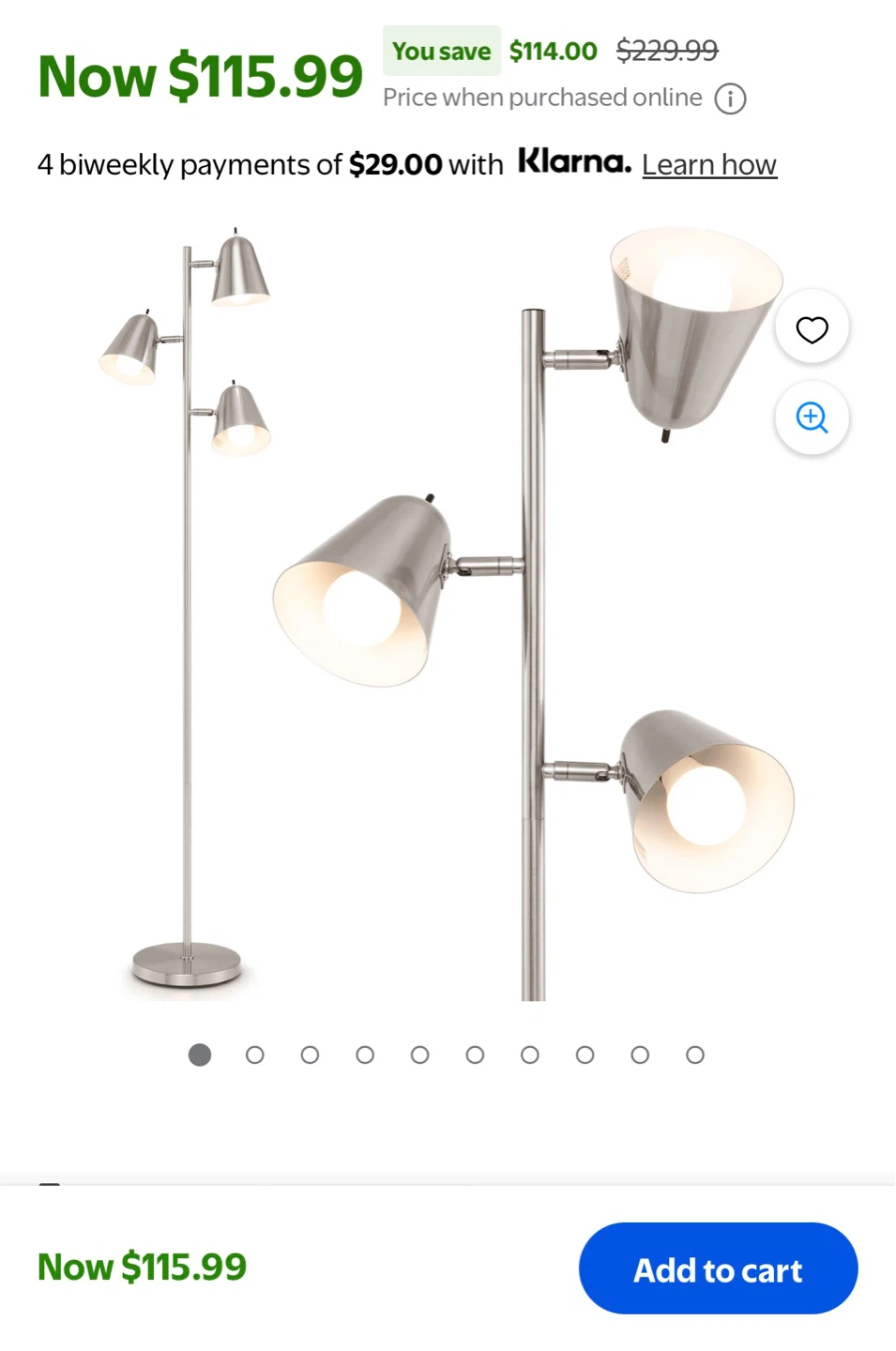 Silver 3 - Head Floor Lamp - photo 2