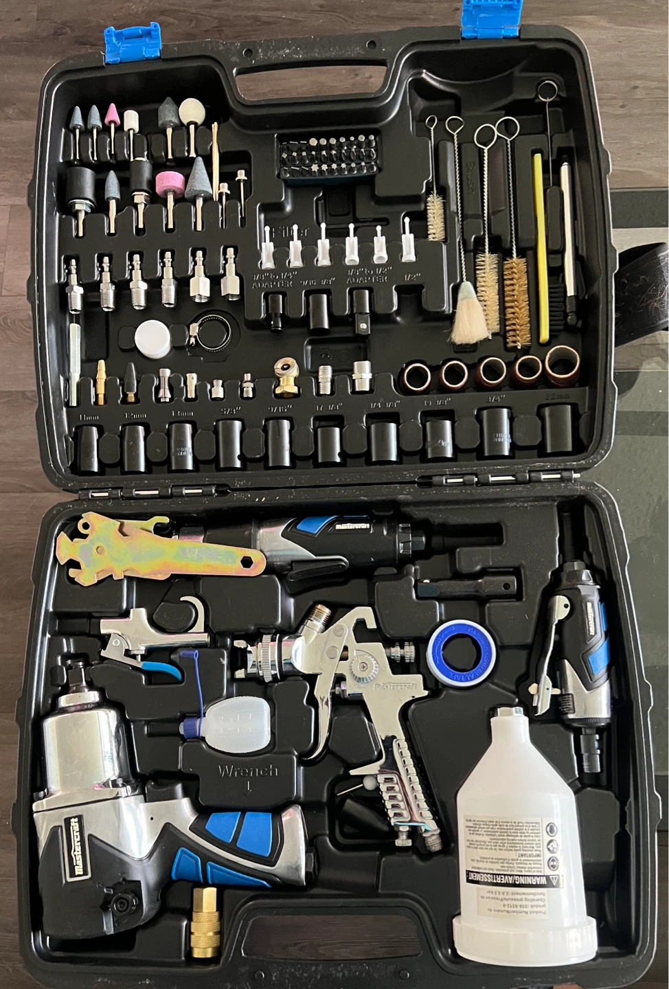 Mastercraft 118-Piece Air Tool Combo Kit with Accessories - photo 2