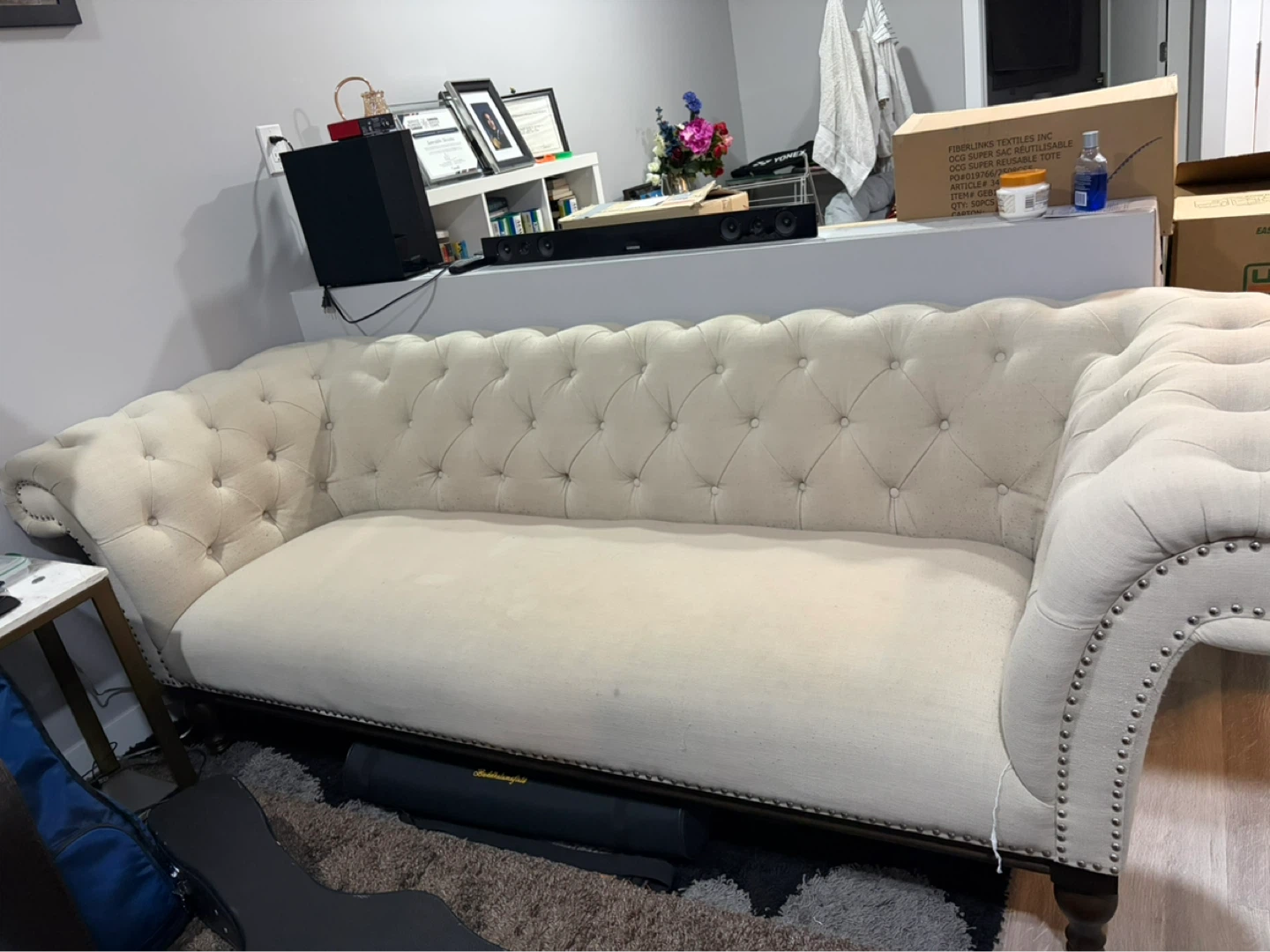 Cream Sofa as shown in the picture - photo 2