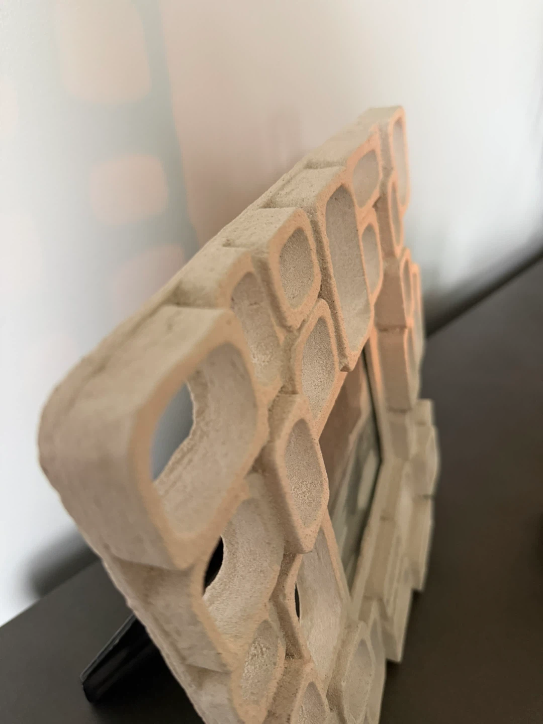 Textured Picture Frame and Candle Holder Set - photo 2