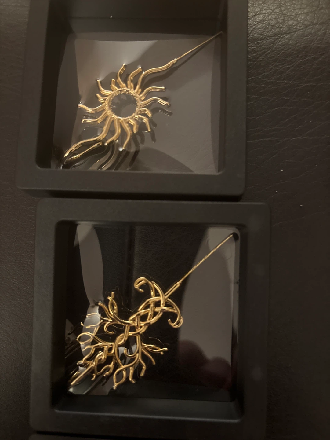 Gold plated ear cuffs - photo 4