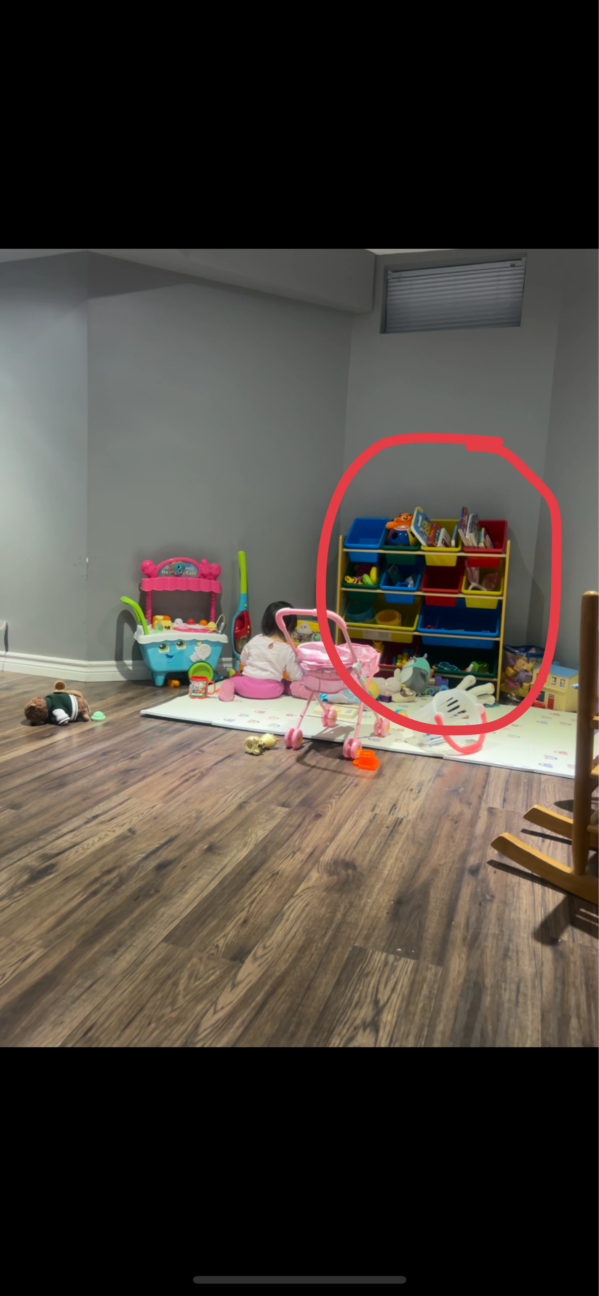 Toy Organizer Storage Shelf with Bins - photo 2