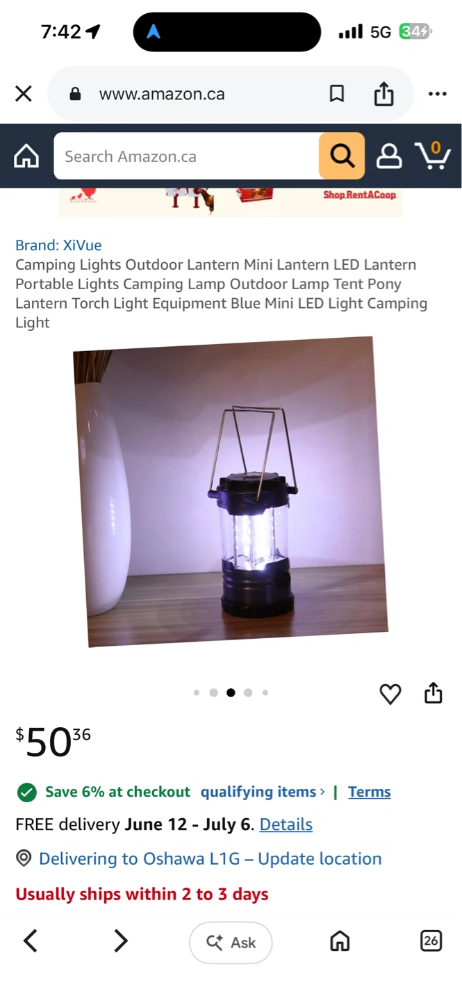 XiVue Outdoor LED Camping Lantern - photo 5