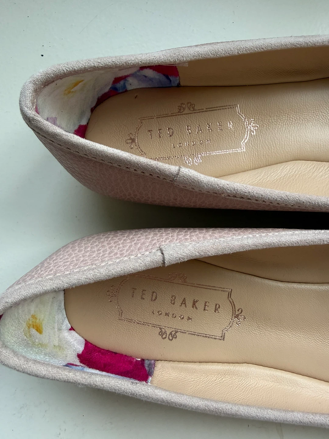 Ted Baker London Pink Leather Bow Ballet Flats Size 36.5 - photo 3