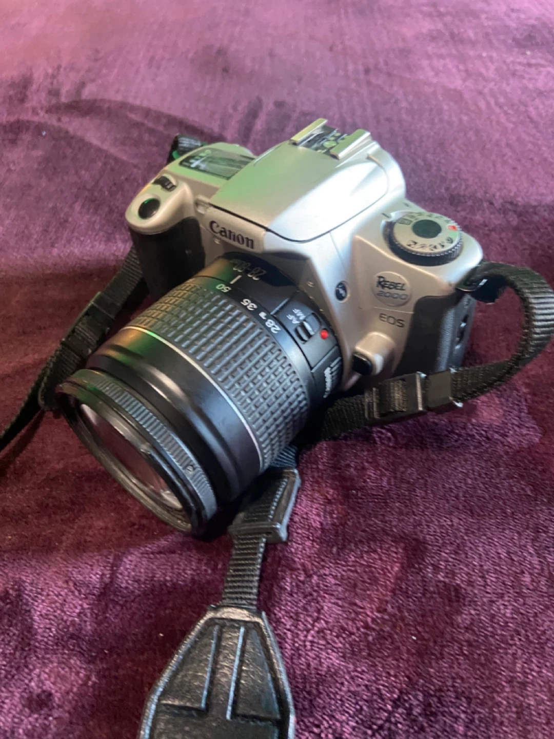 Canon Rebel 2000 EOS 35mm Film Camera with 38-80mm Lens