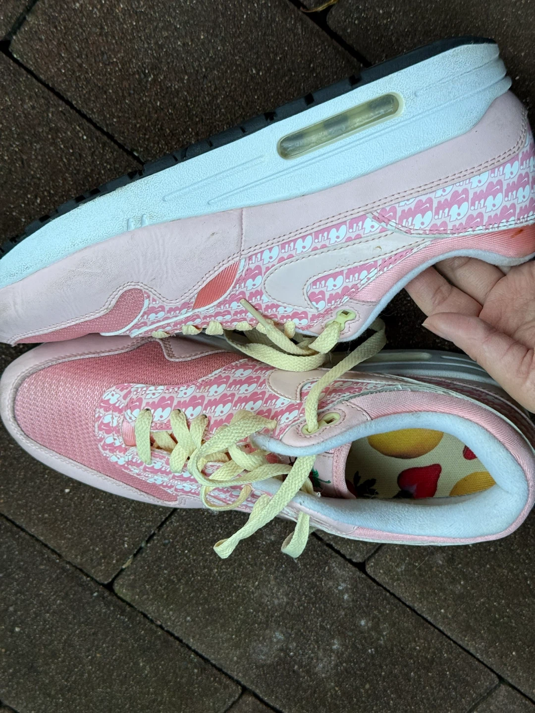 Nike Air Max 1 Pink White Shoes US 8.5