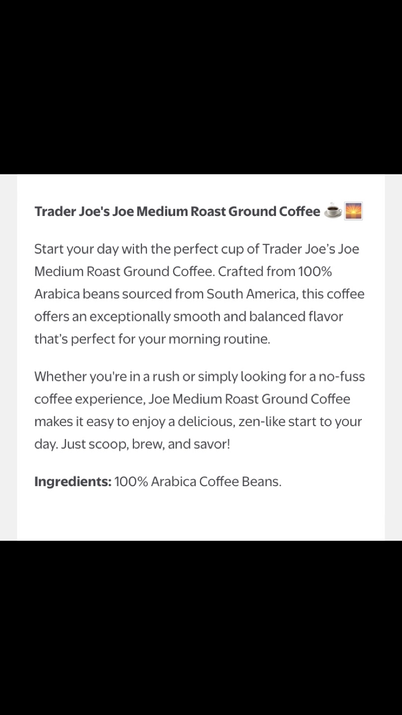 Trader Joe BUNDLE: Seasoning Blend, Coffee, Belgian VeganCookies - photo 3