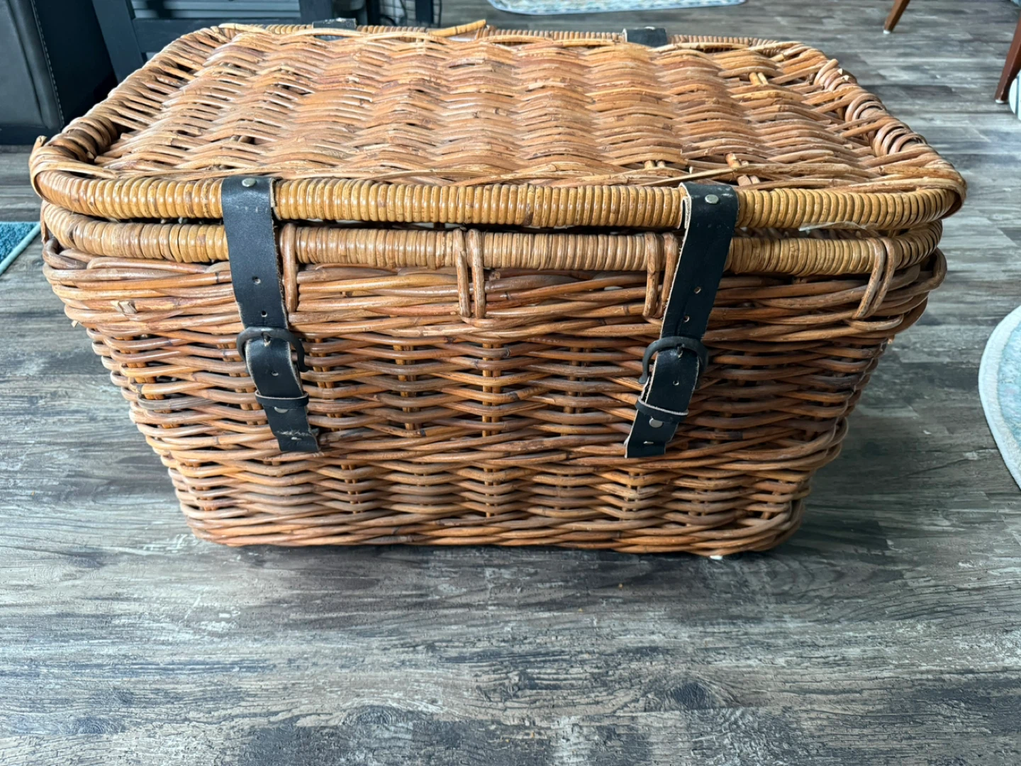 Vintage Wicker Chest