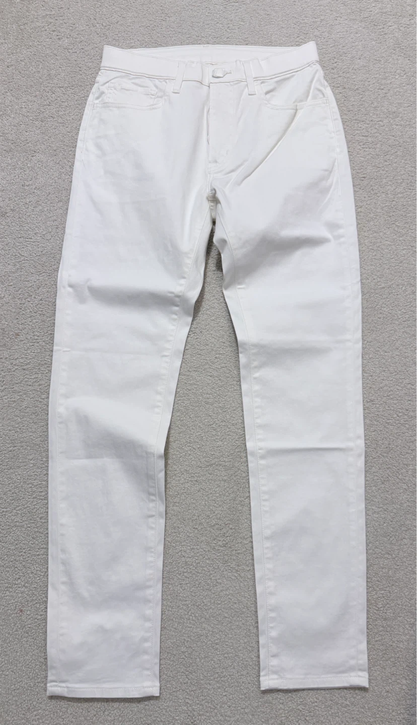 UNIQLO Women's Skinny Tapered Jeans White Size 8