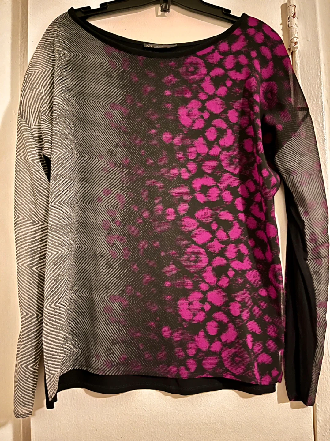 Armani Exchange Long Sleeve Top Size S/P - photo 2