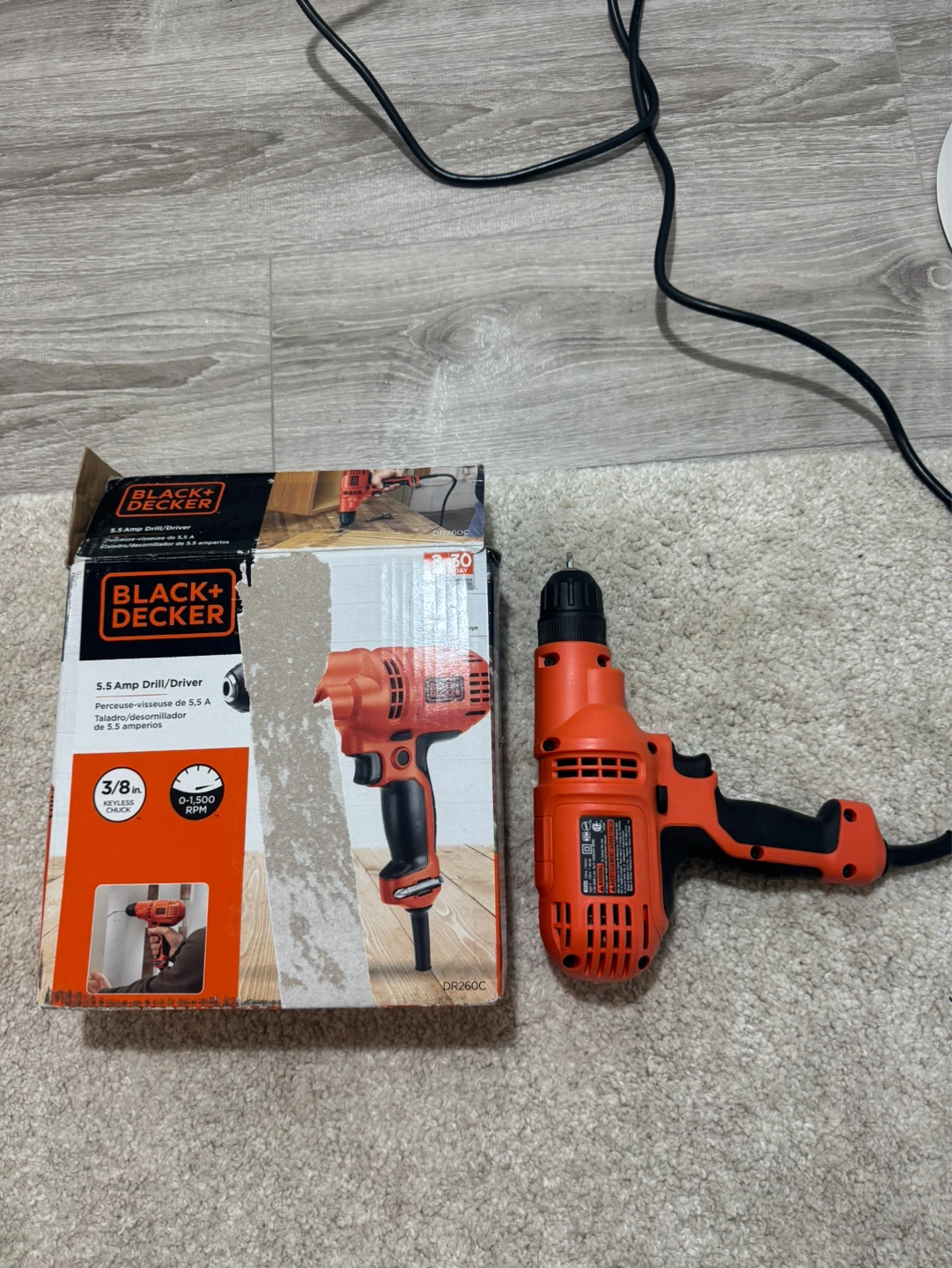 Black+Decker 5.5 Amp 3/8" Drill/Driver