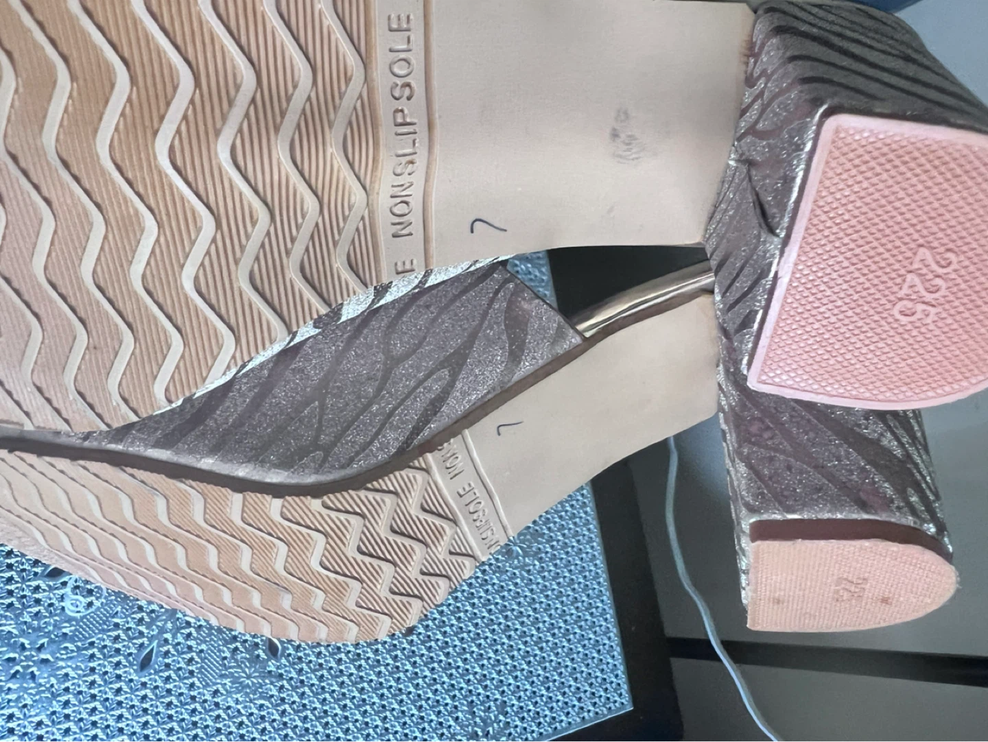 Women's Open-Toe Heeled Slides - photo 3