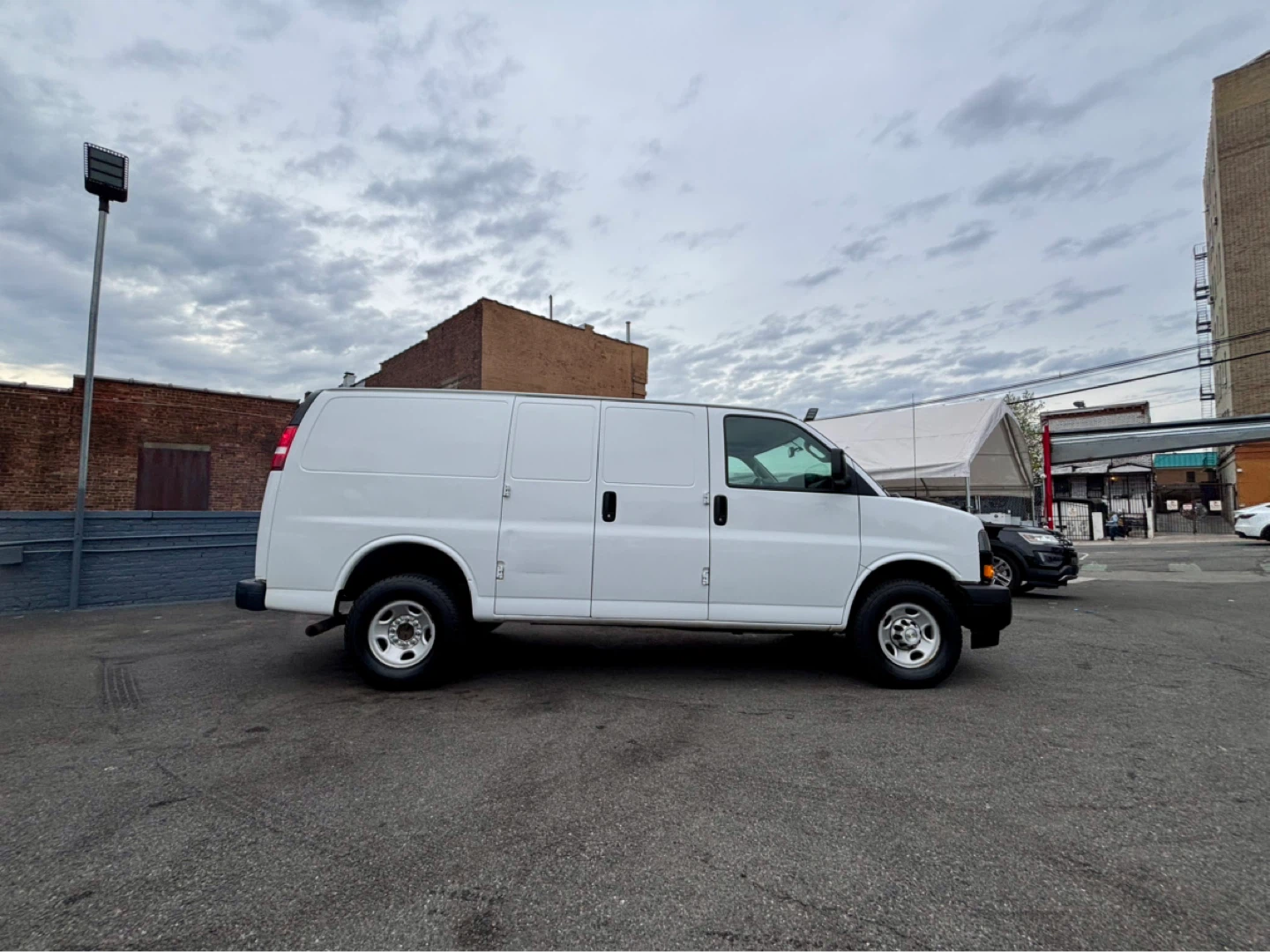 White Chevrolet Express Cargo Van - photo 5