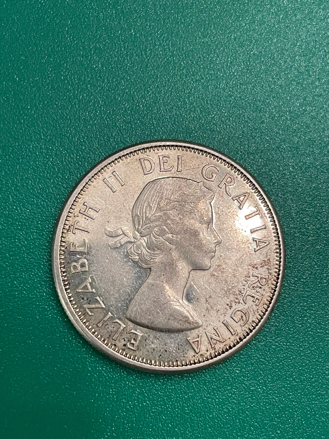 1964 Canada 50 Cents Silver Coin - photo 2