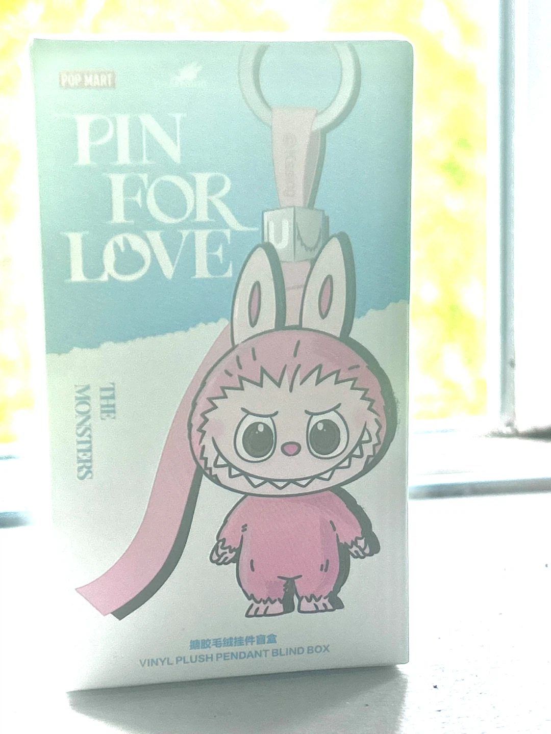Pop Mart The Monsters Pin For Love Vinyl Plush Pendant Blind Box