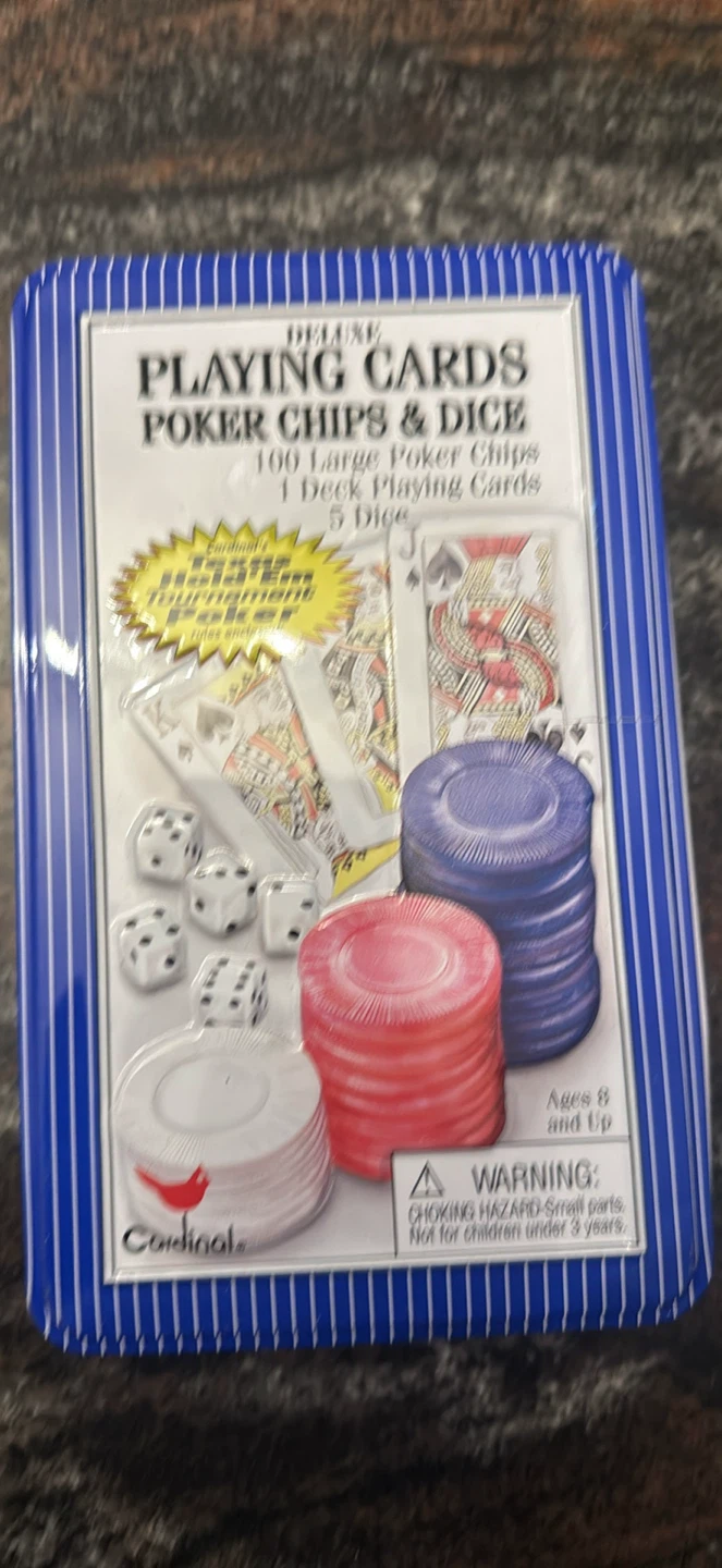 Cardinal Deluxe Poker Chips & Dice Set with Playing Cards - photo 3